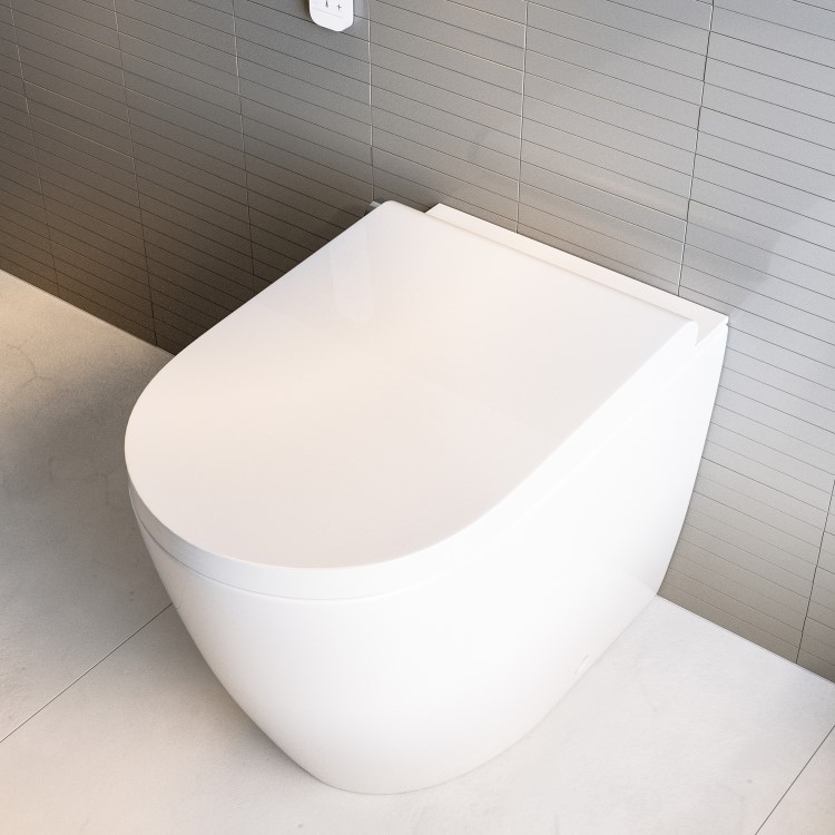 Back to Wall Smart Bidet Japanese Toilet - Purificare