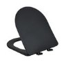 Matt Black Wall Hung Rimless Short Projection Toilet with Soft Close Seat – Verona