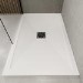 1200x800mm Rectangular 25mm Slimline White Stone Resin Shower Tray – Harmony