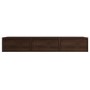 Walnut Floating Wall Mounted TV Stand - TV's up to 75" - Hiro