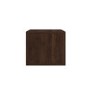 Wide Walnut Floating Bedside Table with Storage - Hiro