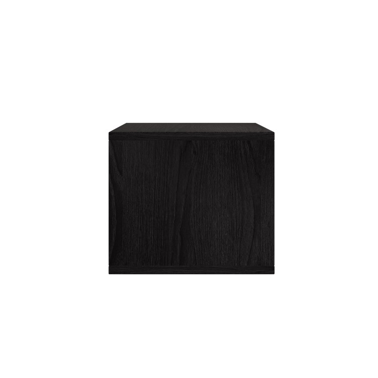 Black Floating Wall Mounted TV Stand - TV's up to 75" - Hiro