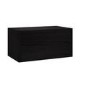 Small Black Floating Wall Mounted TV Stand - TV's up to 55" - Hiro