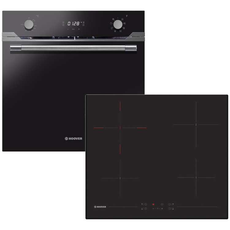 Hoover 8 Function Single Oven & 60cm Ceramic Hob Bundle