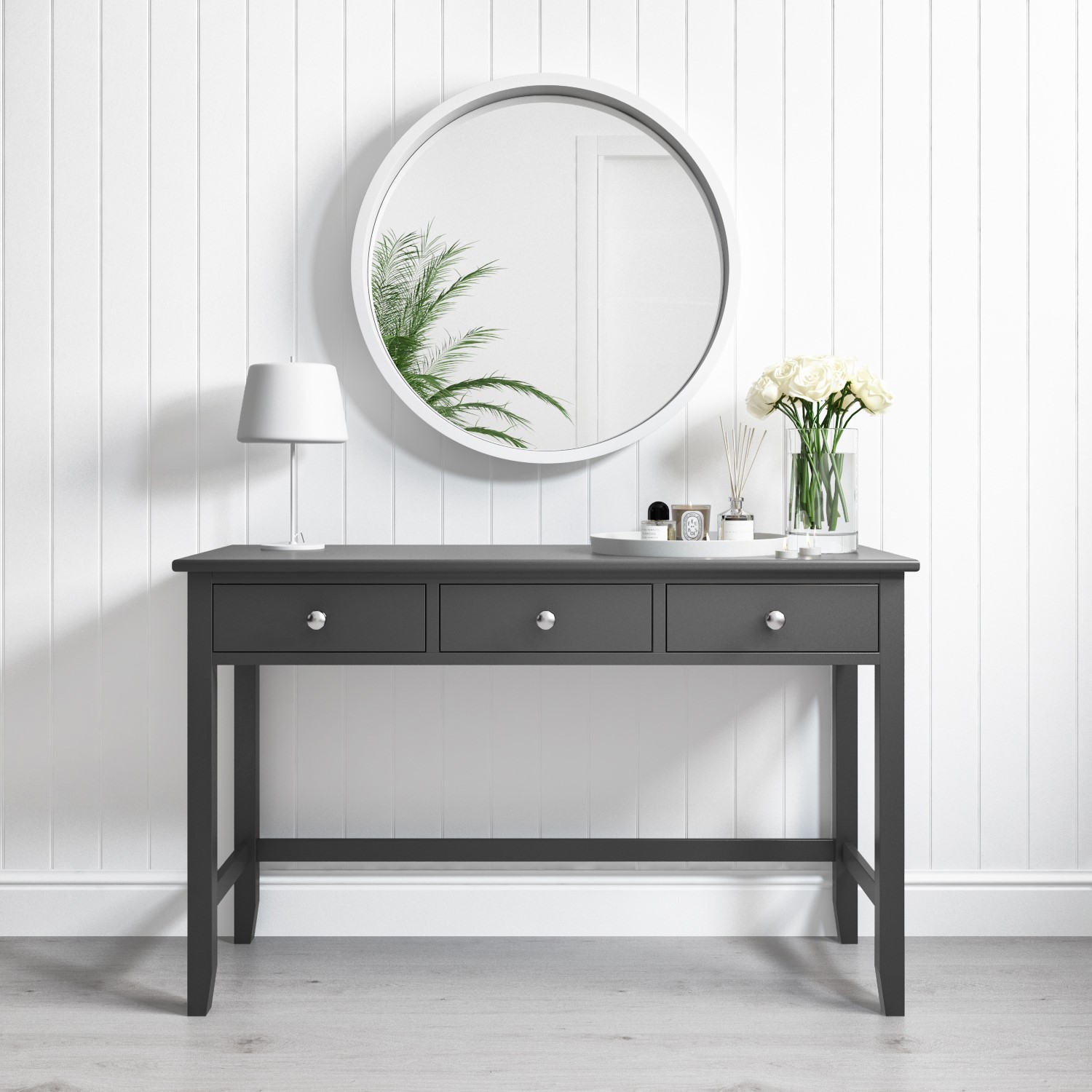 Harper Grey Solid Wood Console Table Bun Hrp006g 70303