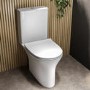 Close Coupled Rimless Open Back Toilet with Soft Close Seat - Indiana