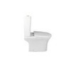 Close Coupled Rimless Open Back Toilet with Soft Close Seat - Indiana