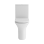 Close Coupled Rimless Open Back Toilet with Soft Close Seat - Indiana