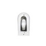 Indiana Wall Hung Toilet 1160mm Pneumatic Frame & Cistern & Black Glass Flush Plate