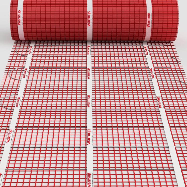 3sqm Electric Underfloor Heating Kit with 3iE Thermostat - Warmup Sticky Mat