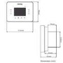 3sqm Electric Underfloor Heating Kit with 3iE Thermostat - Warmup Sticky Mat