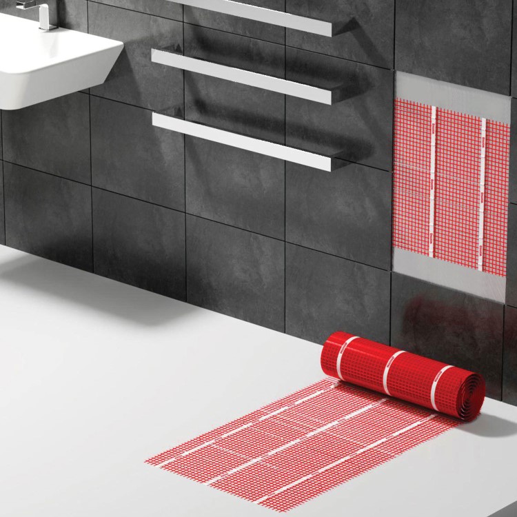 4sqm Electric Underfloor Heating Kit with Tempo Thermostat - Warmup Sticky Mat