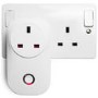 electriQ B22 Smart bulb and Wi-Fi plug Bundle 