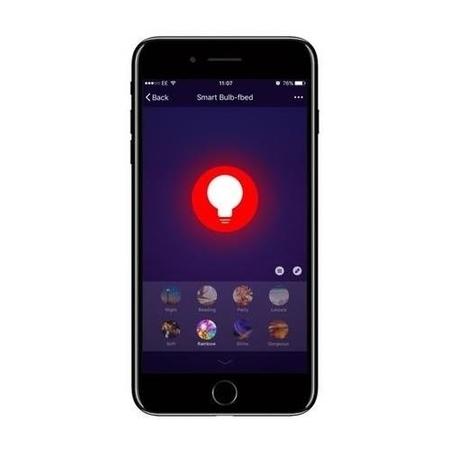 electriQ Smart dimmable colour Wifi Bulb with E27 screw ending - Alexa & Google Home compatible - 10 Pack