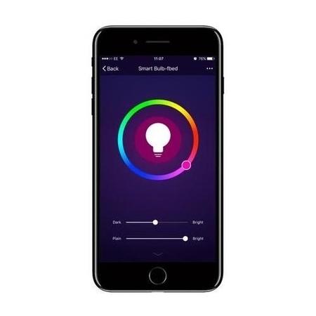 electriQ Smart dimmable colour Wifi Bulb with E27 screw ending - Alexa & Google Home compatible - 10 Pack