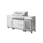 Boss Grill Alabama Signiture - 6 Burner BBQ in Stainless Steel With Fridge 