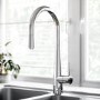 Isabella Double Bowl & Olney Pull Out Kitchen Mixer Tap