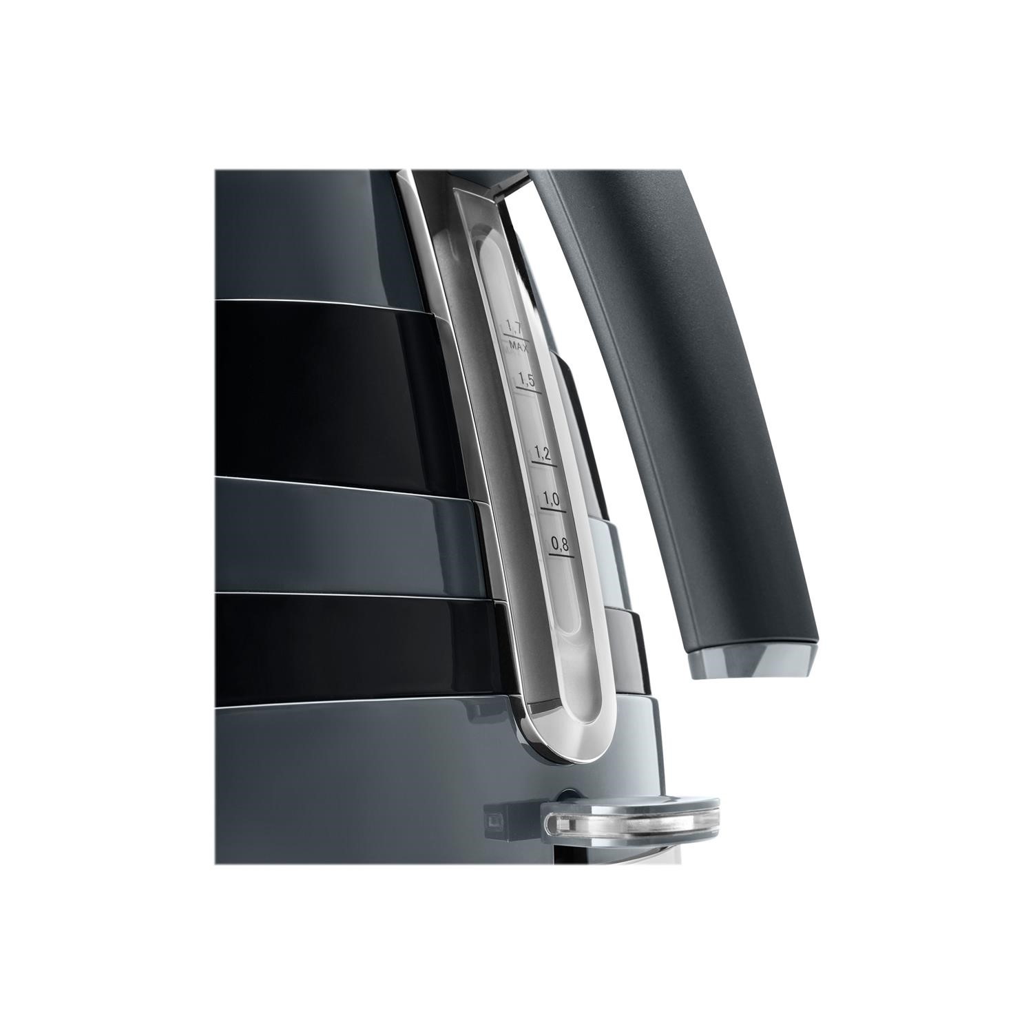 Delonghi Avvolta Kettle and Toaster Set Black Appliances Direct