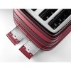 Delonghi Avvolta Four Slice Toaster - Red &amp; Burgundy