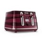 Delonghi Avvolta Kettle and Toaster Set - Red & Burgundy