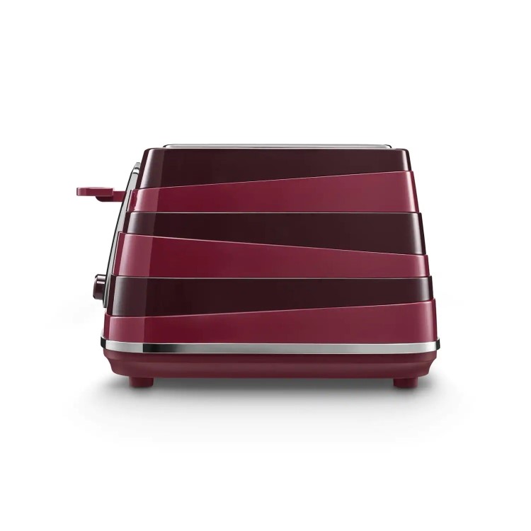 Delonghi Avvolta Kettle and Toaster Set - Red & Burgundy