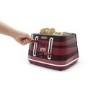 Delonghi Avvolta Kettle and Toaster Set - Red & Burgundy