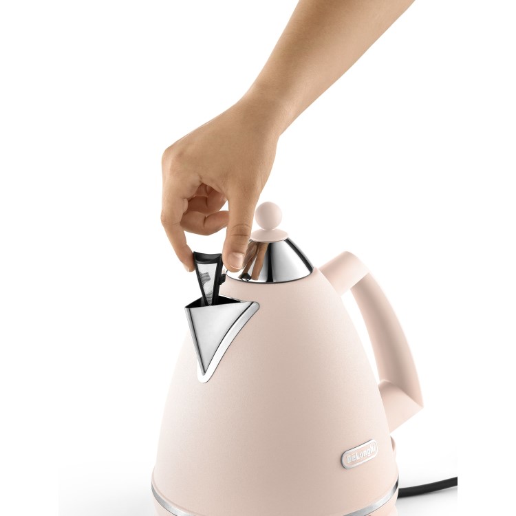 Delonghi KBX3016.PK Argento Flora 1.7L Kettle - Pink