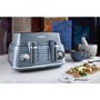 Delonghi Scolpito Kettle and Toaster Set - Azure Blue