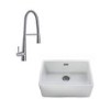 Single Bowl Belfast Sink & Pull Out Tap Pack