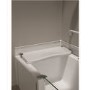 Walk In Shower Bath Right Hand with Bath Screen & Bath Seat 1700 x 750mm - Kineduo