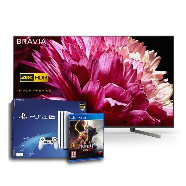 Sony BRAVIA 65" 4K Android Smart LED TV inc. Sony Playstation 4 With FIFA 20 & 1 x Dual Shock 4 Controller