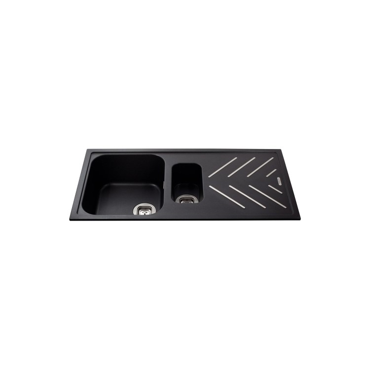Double Bowl Composite Sink & Stainless Steel Tap Pack