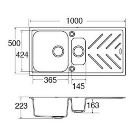 Double Bowl Composite Sink & Stainless Steel Tap Pack