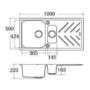 Double Bowl Composite Sink & Stainless Steel Tap Pack