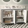 1200mm Grey Freestanding Double Vanity Unit with Basin - Kinsley