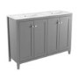 1200mm Grey Freestanding Double Vanity Unit with Basin - Kinsley