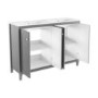 1200mm Grey Freestanding Double Vanity Unit with Basin - Kinsley