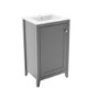 500mm Grey Freestanding Vanity Unit with Basin - Kinsley 