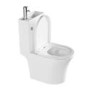 Close Coupled Open Back Toilet with Sink on Top & Chrome Fittings - Legend