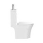 Close Coupled Open Back Toilet with Sink on Top & Chrome Fittings - Legend