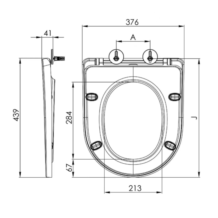 Close Coupled Open Back Toilet with Sink on Top & Black Fittings Cloakroom Suite - Legend