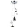 Chrome & Glass Cluster Pendant Light - Cascade