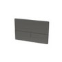 Concealed Dual Flush Cistern 1180mm Wall Mounted WC Frame with  Dual Flush Plate in Anthracite  - Live Your Colour
