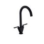 Single Bowl Undermount Black Granite Composite Kitchen Sink - Enza Madison