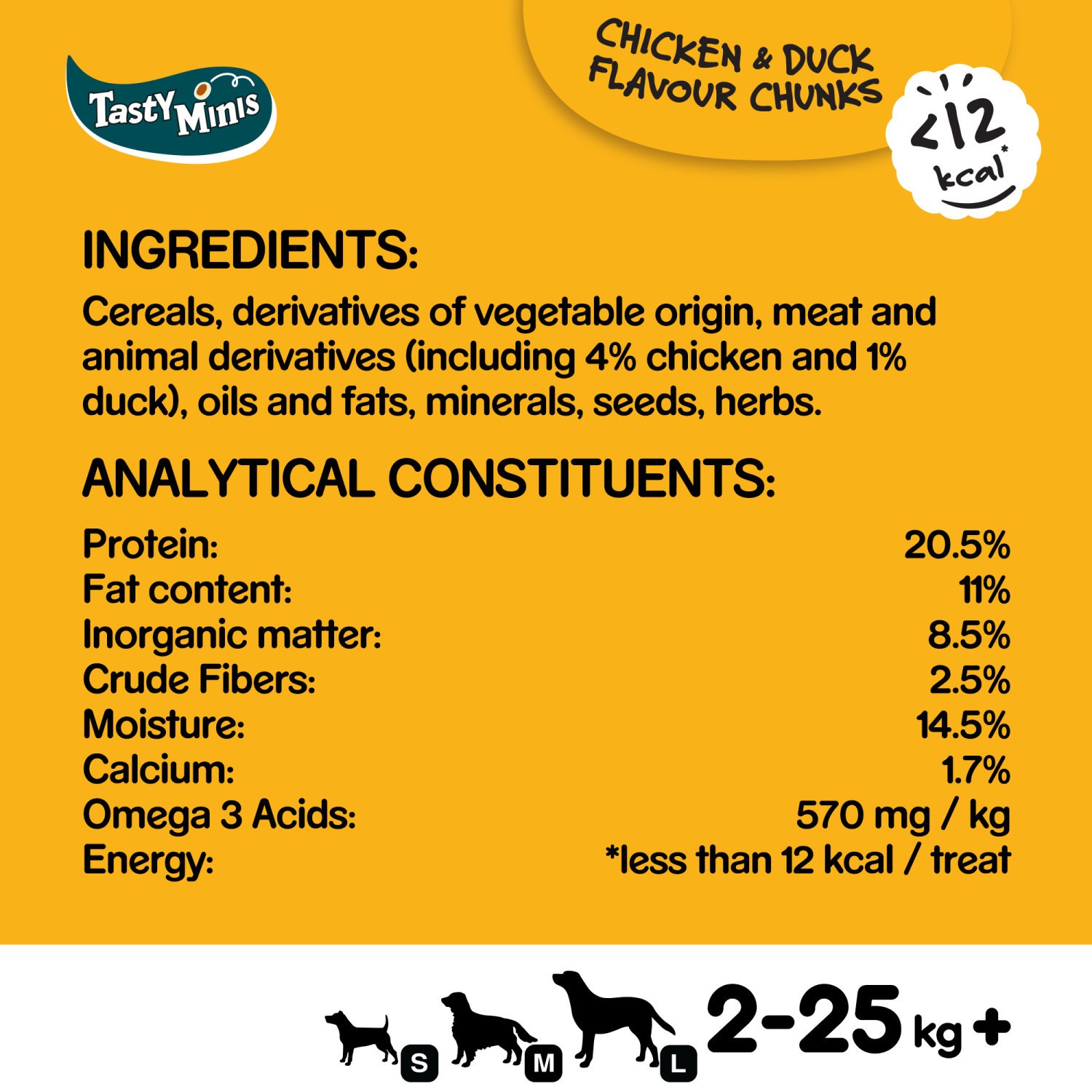 16 x 130g Pedigree Tasty Minis Dog Treats Chewy Cubes Chicken & Duck Tasty Bites