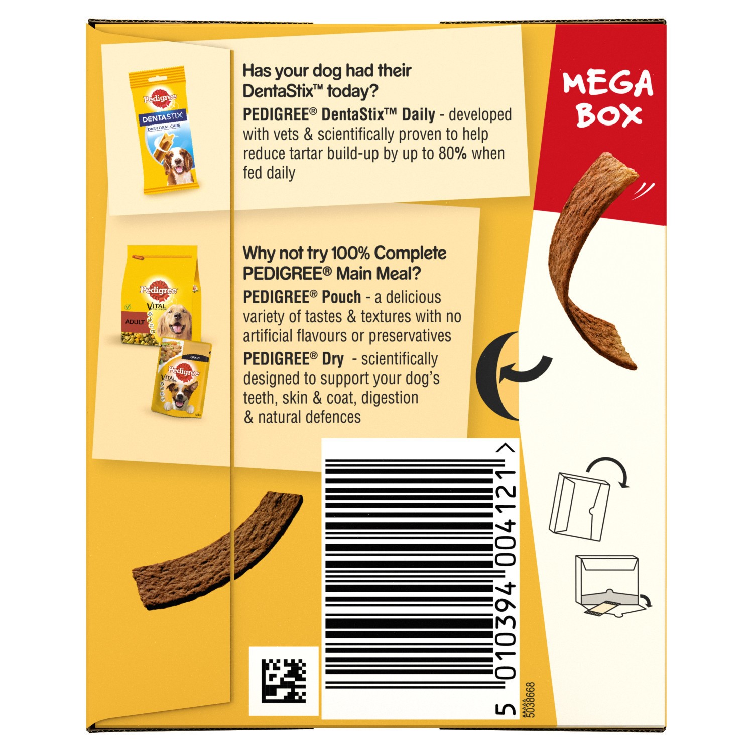 220 Pedigree Schmackos Mixed Meaty Variety Dog Treats Mega Box 790g Dog Chews