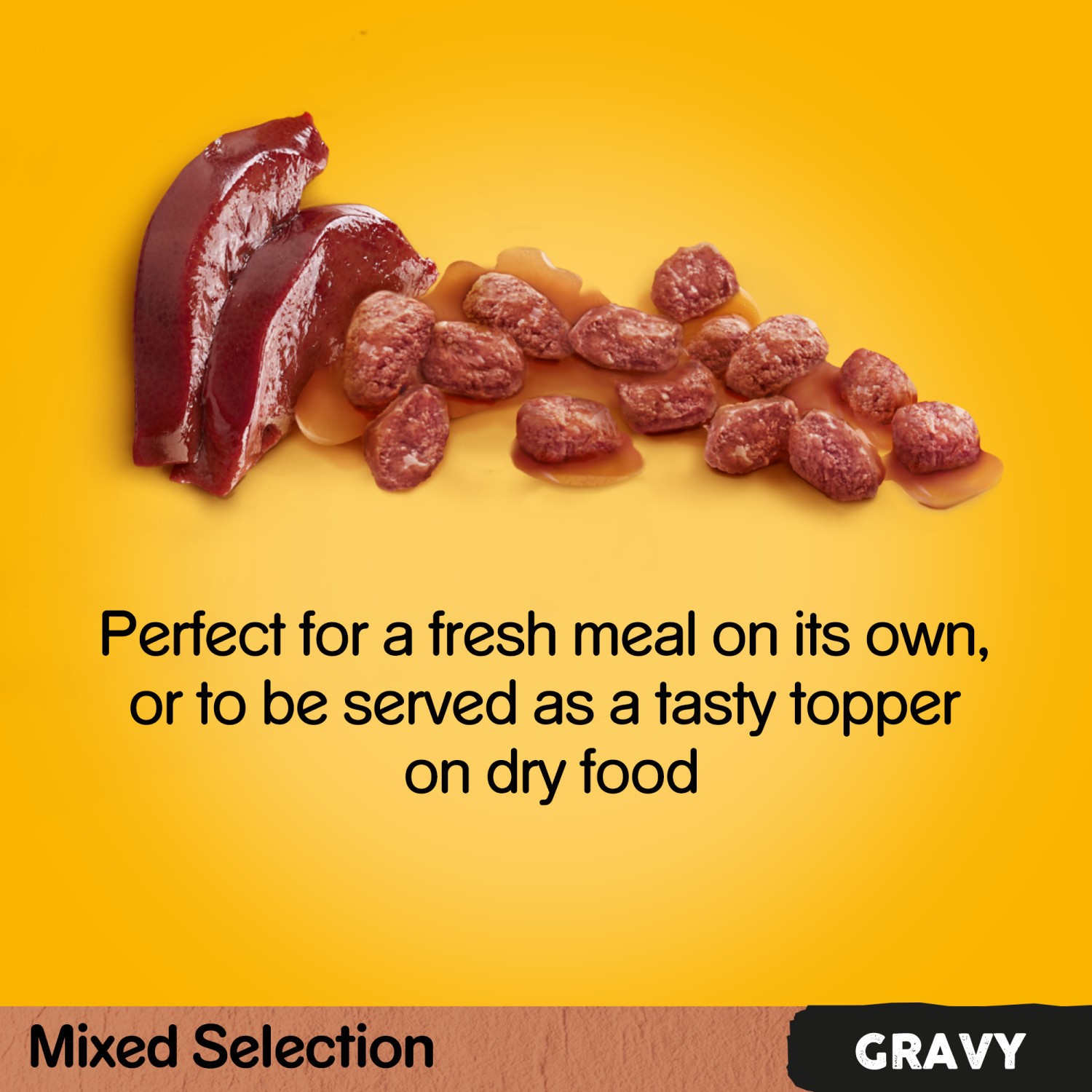 96 x 100g Pedigree Adult Wet Dog Food Pouches Beef Liver & Vegetables in Gravy