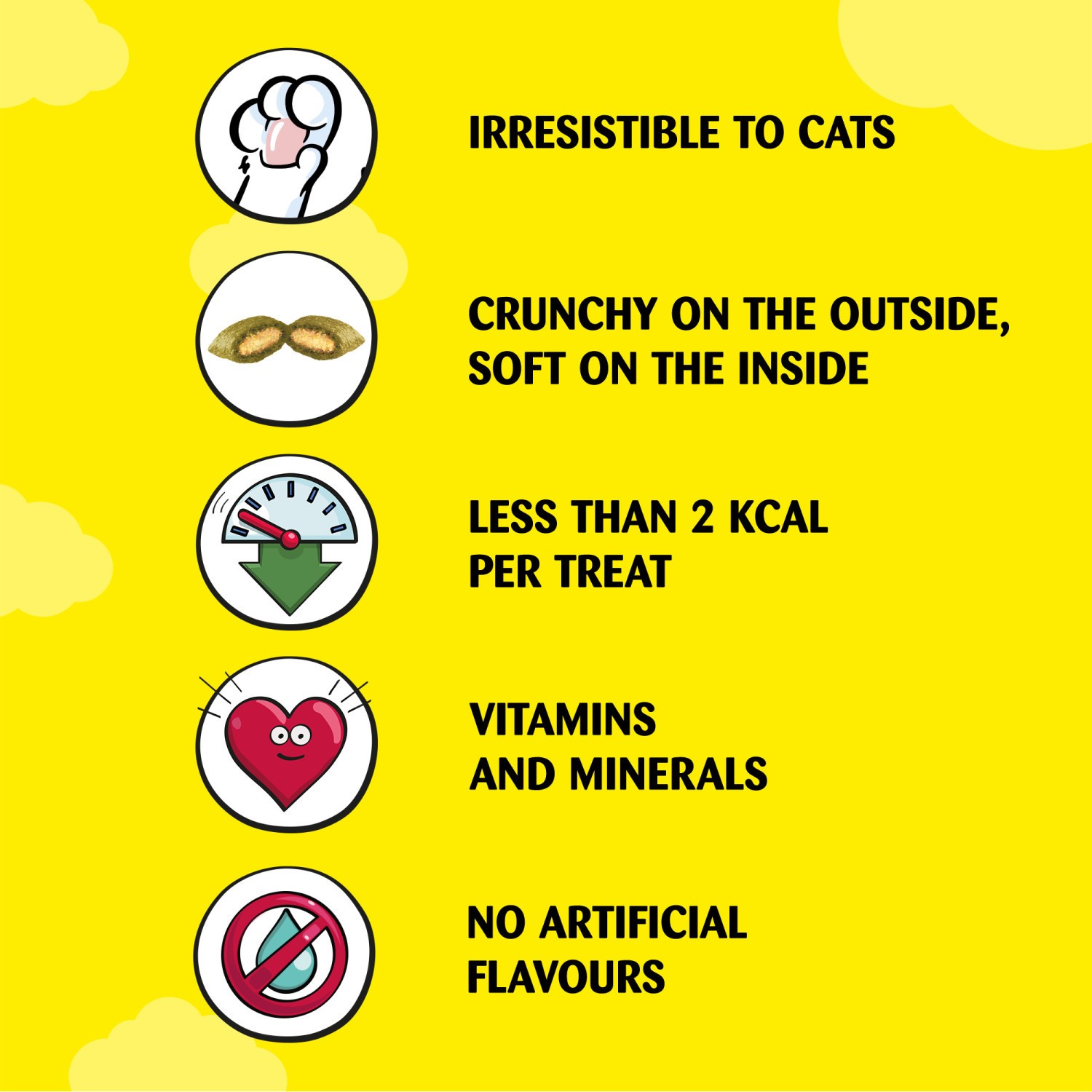 16 x 60g Dreamies Catnip Cat Treats with Vitamins & Minerals Cat Biscuits 960g
