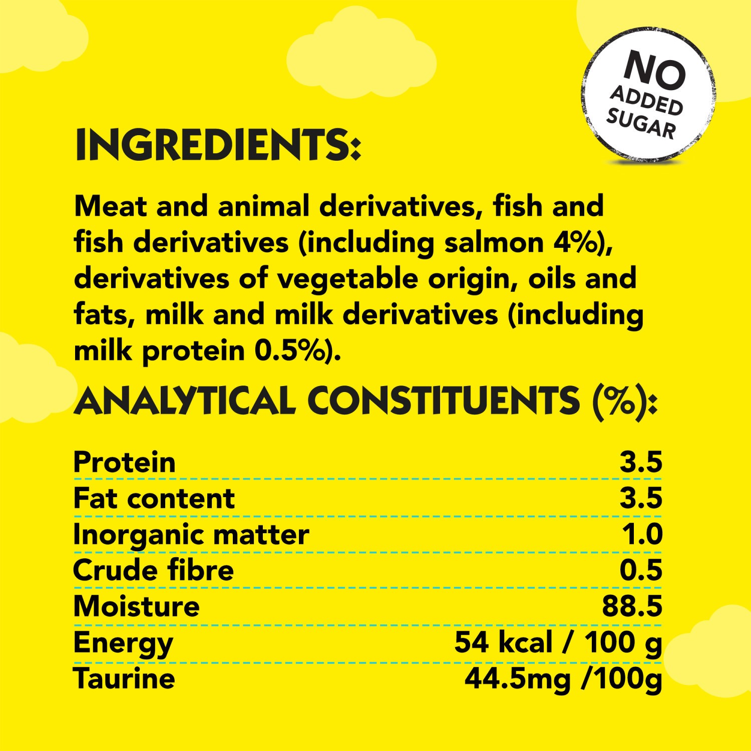 44 x 10g Dreamies Creamy Adult Cat & Kitten Treats Scrumptious Salmon 11x40g