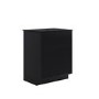 650mm Black Wooden Freestanding Countertop Vanity Unit - Matira